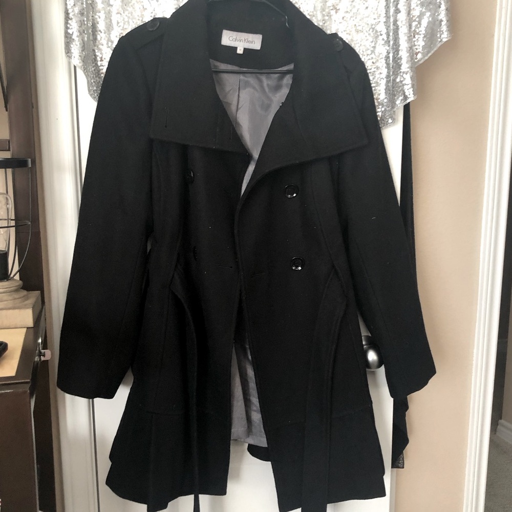 Super Classy, Timeless Design 
Calvin Klein Wool Pea Coat • Size 12